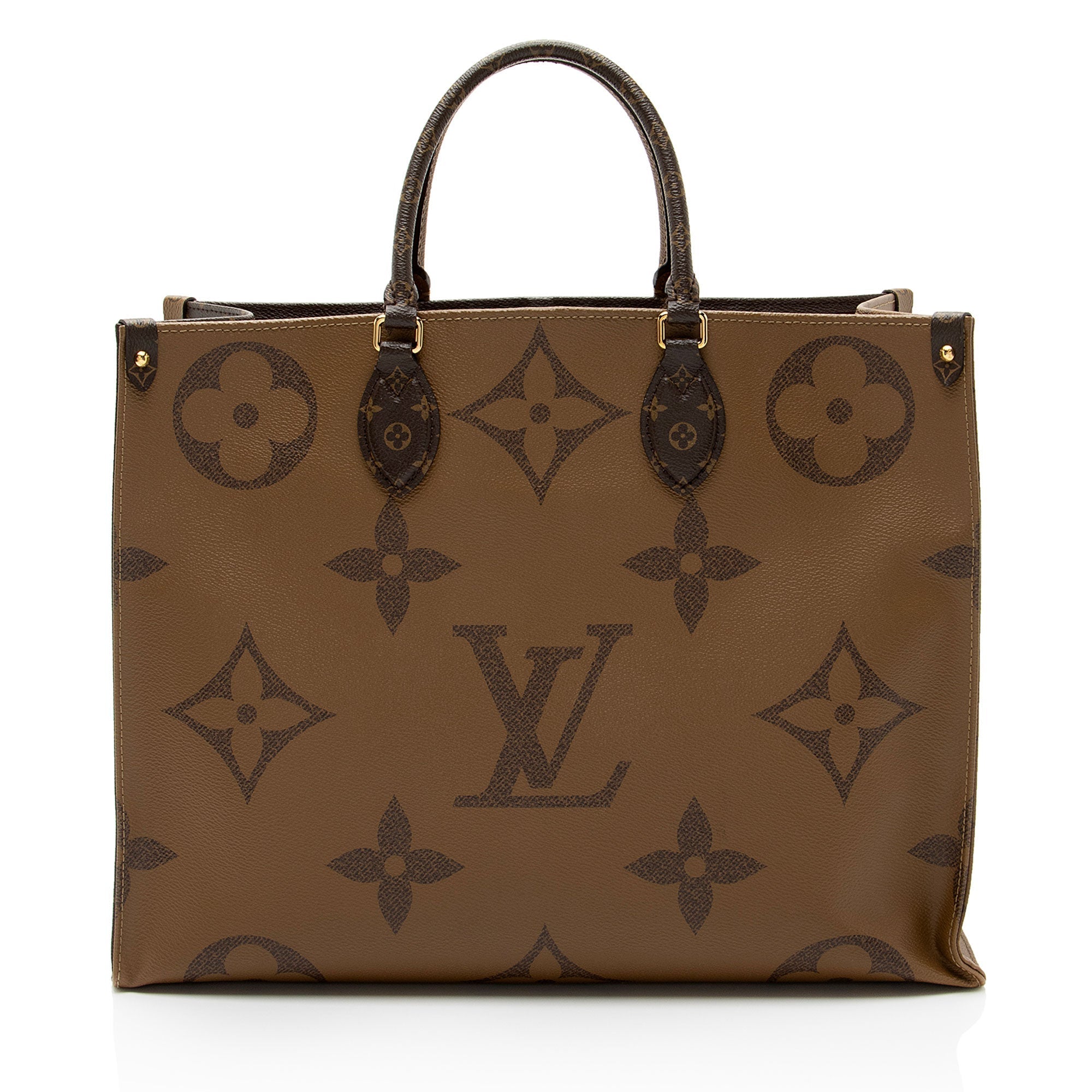 Louis Vuitton Giant Monogram Canvas Onthego GM Tote (SHF-FtrApE)
