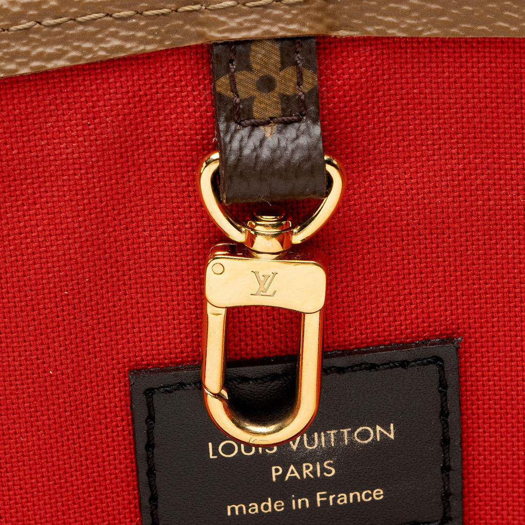 Louis Vuitton Giant Monogram Canvas Onthego GM Tote (SHF-FtrApE)