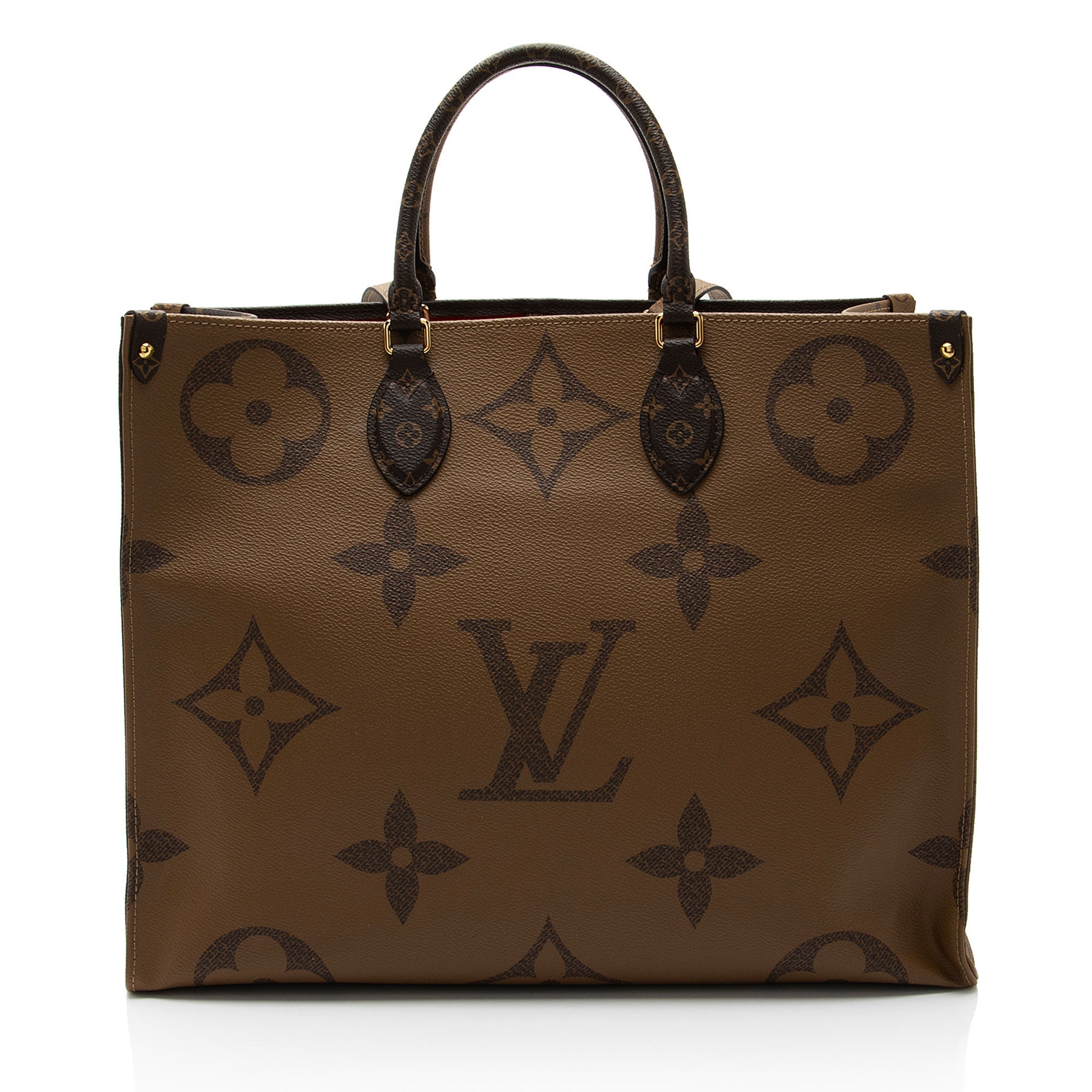 Louis Vuitton Giant Monogram Canvas Onthego GM Tote (SHF-6siASN)