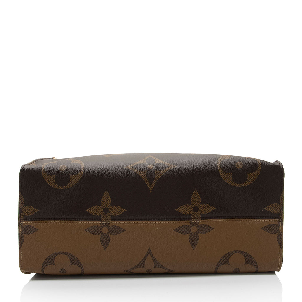 Louis Vuitton Giant Monogram Canvas Onthego GM Tote (SHF-6siASN)