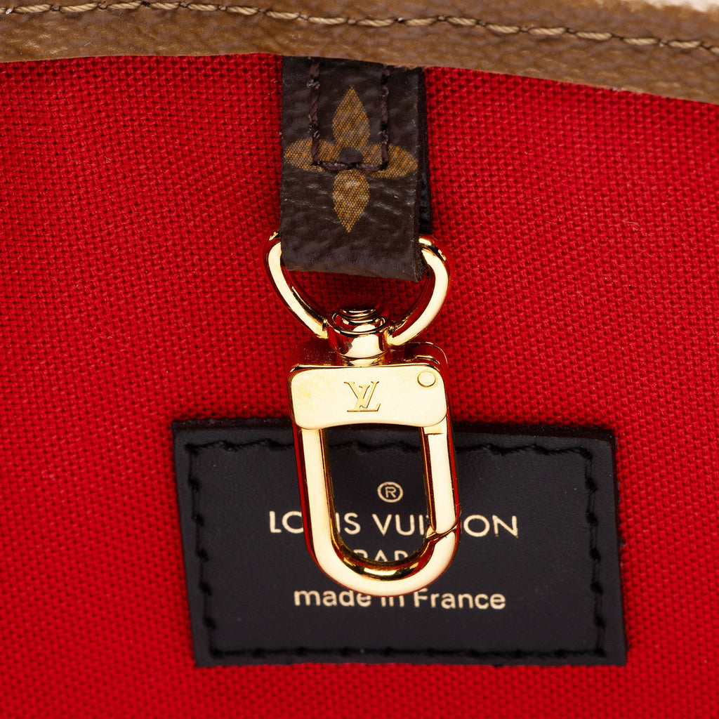 Louis Vuitton Giant Monogram Canvas Onthego GM Tote (SHF-6siASN)
