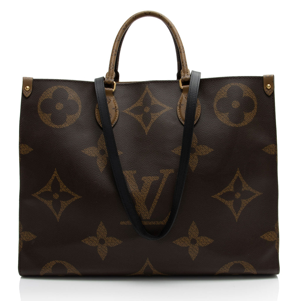 Louis Vuitton Giant Monogram Canvas Onthego GM Tote (SHF-aq3PTj)