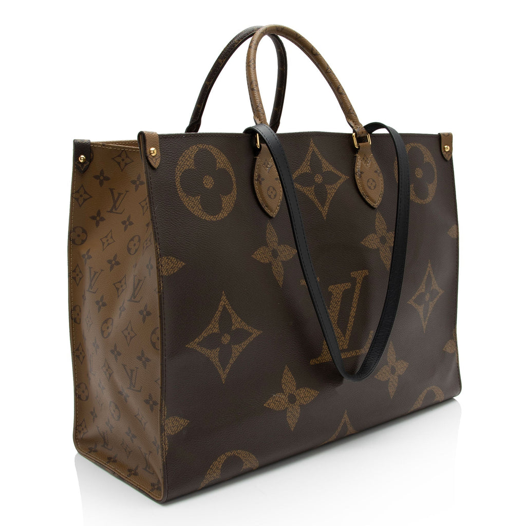 Louis Vuitton Giant Monogram Canvas Onthego GM Tote (SHF-aq3PTj)