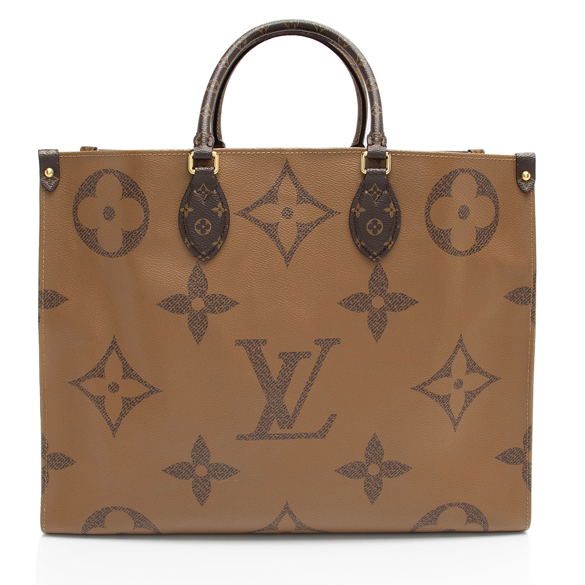 Louis Vuitton Giant Monogram Canvas Onthego GM Tote (SHF-fVBkOy)