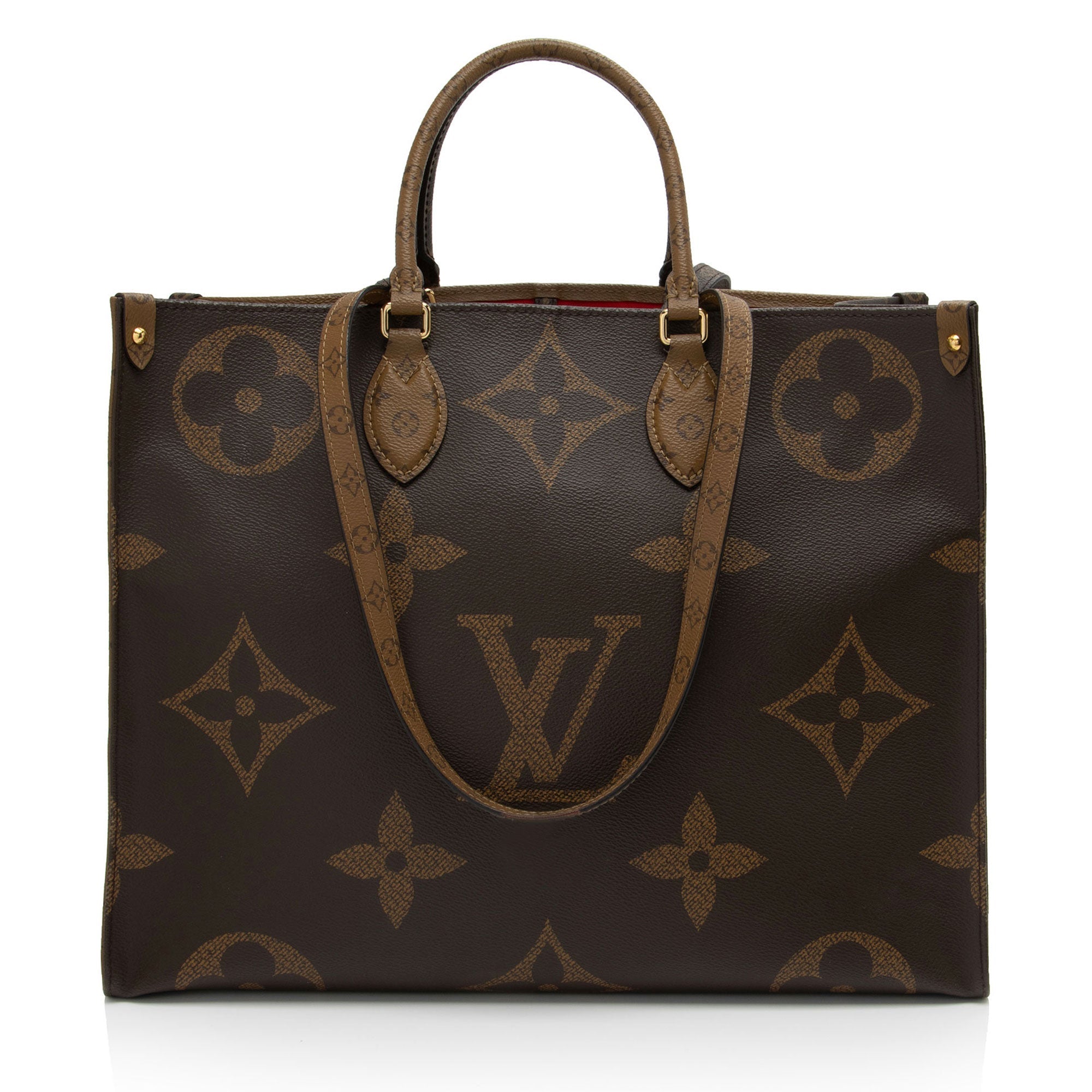 Louis Vuitton Giant Monogram Canvas Onthego GM Tote (SHF-xuduJb)