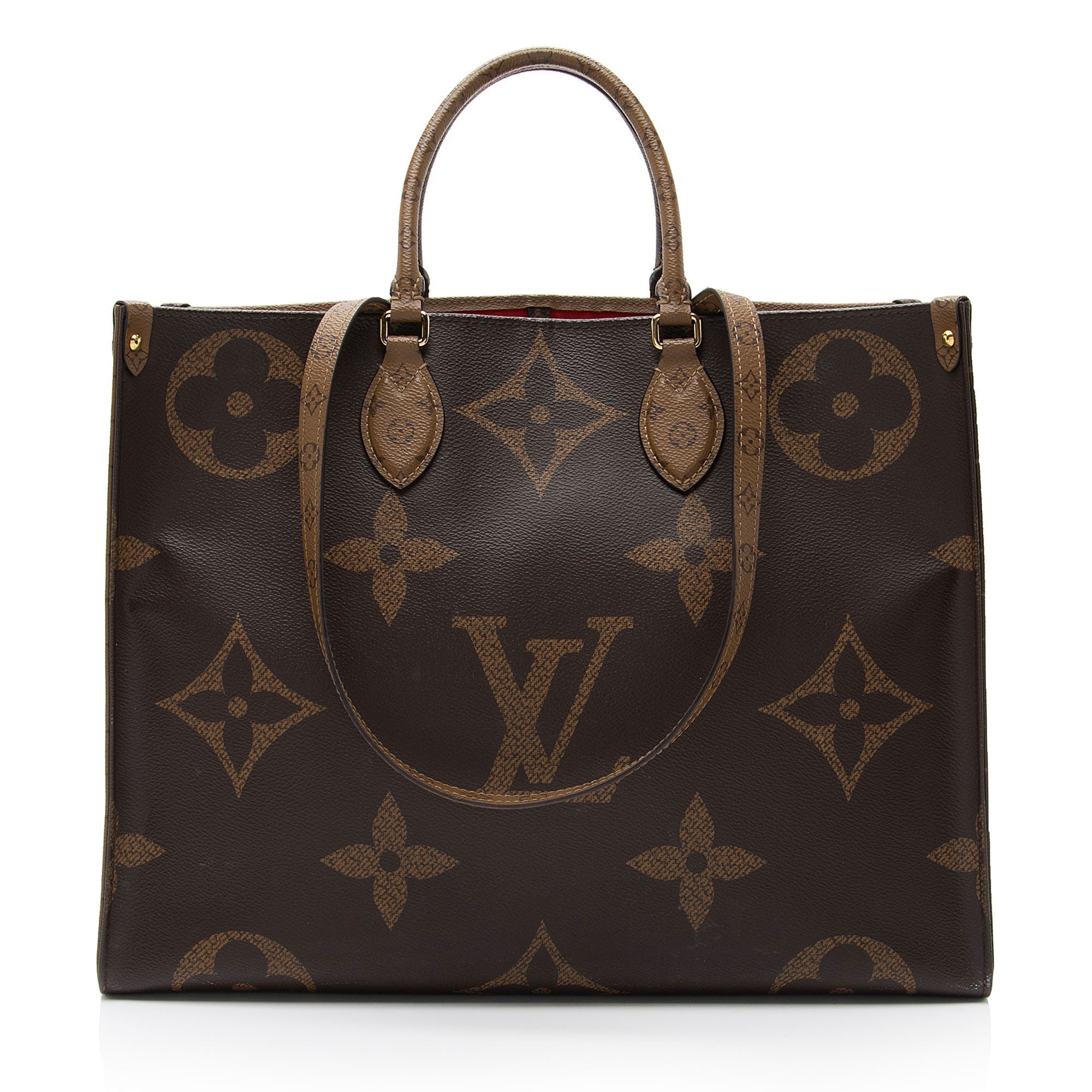 Louis Vuitton Giant Monogram Canvas Onthego GM Tote (SHF-9pZ7RF)