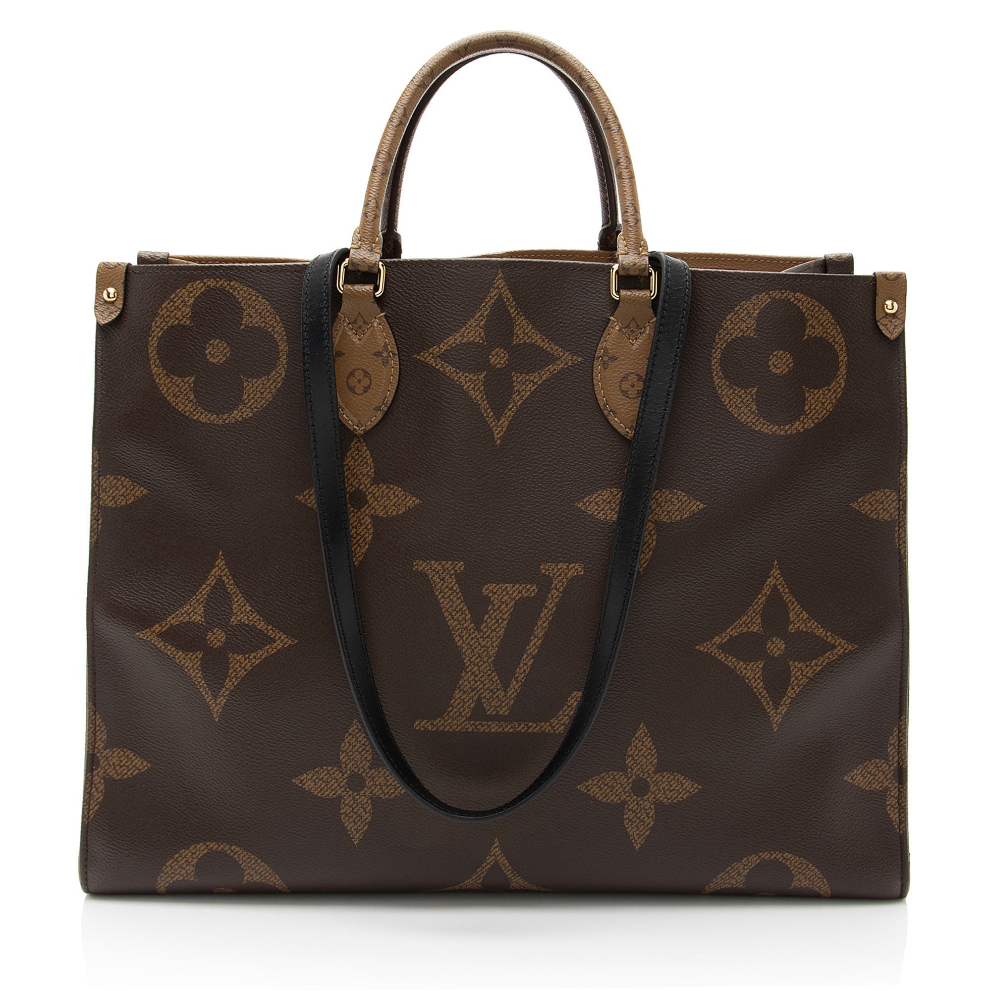 Louis Vuitton Giant Monogram Canvas Onthego GM Tote (SHF-lDNprR)