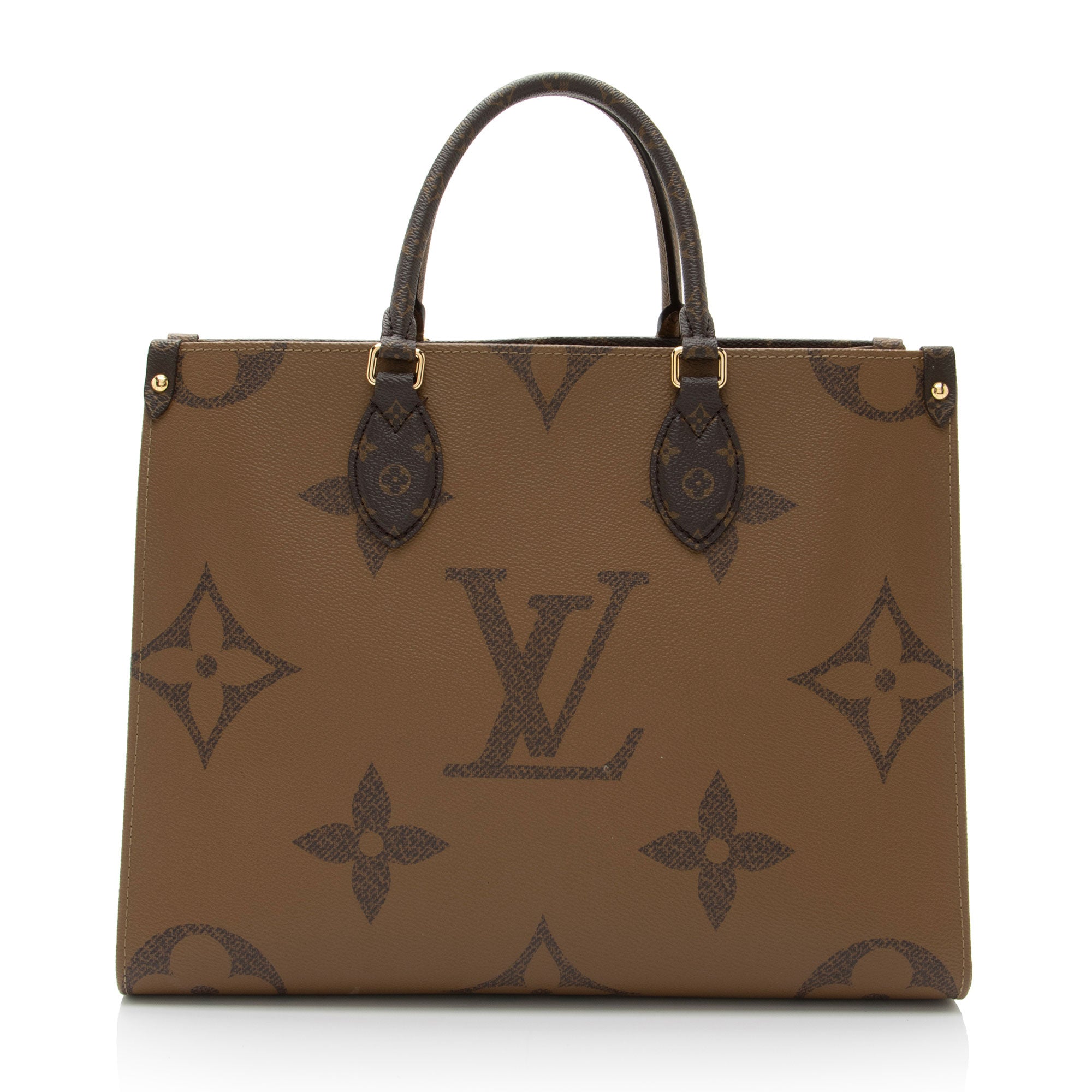 Louis Vuitton Giant Monogram Canvas Onthego MM Tote (SHF-tL87g4)