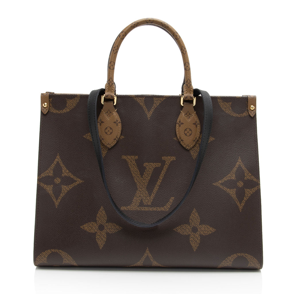 Louis Vuitton Giant Monogram Canvas Onthego MM Tote (SHF-kysayi)