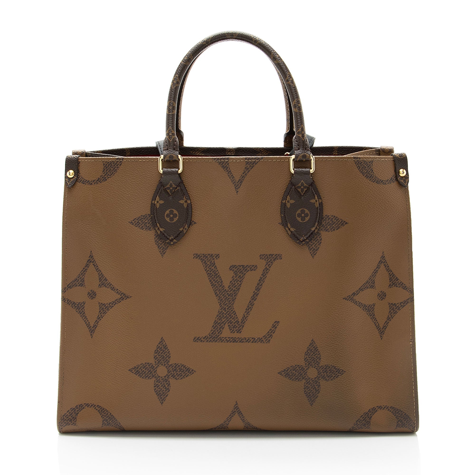 Louis Vuitton Giant Monogram Canvas Onthego MM Tote (SHF-OPM7Zk)