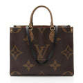 Louis Vuitton Giant Monogram Canvas Onthego MM Tote (SHF-B5VuuY)