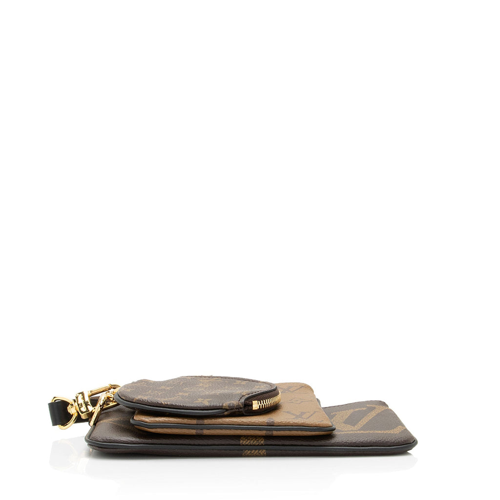 Louis Vuitton Giant Monogram Canvas Trio Pouch (SHF-Dv6Lrn)