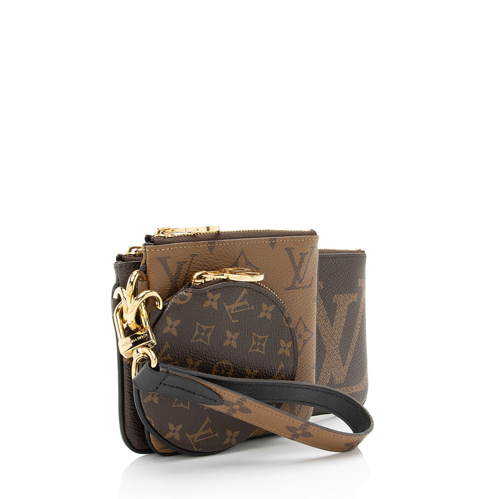 Louis Vuitton Giant Monogram Canvas Trio Pouch