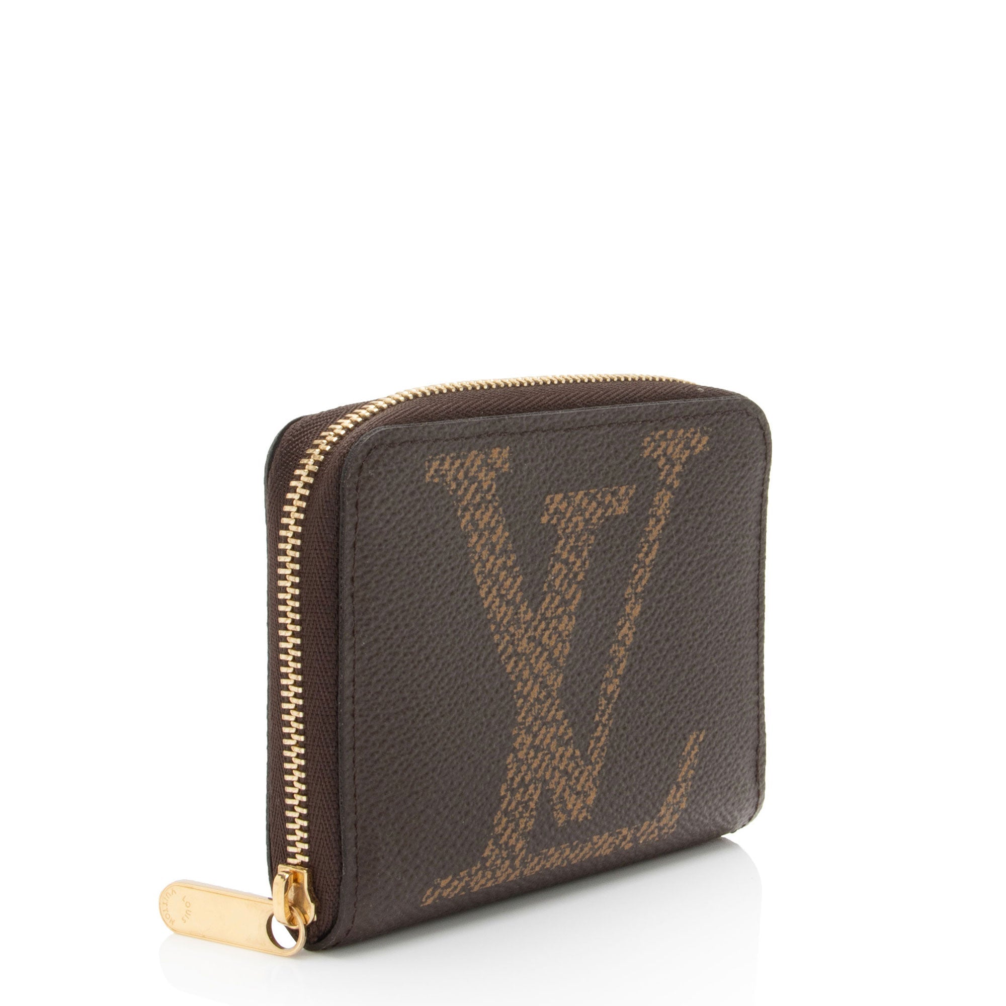 Louis Vuitton Giant Monogram Canvas Zippy Coin Wallet (SHF-Ij8yV0)