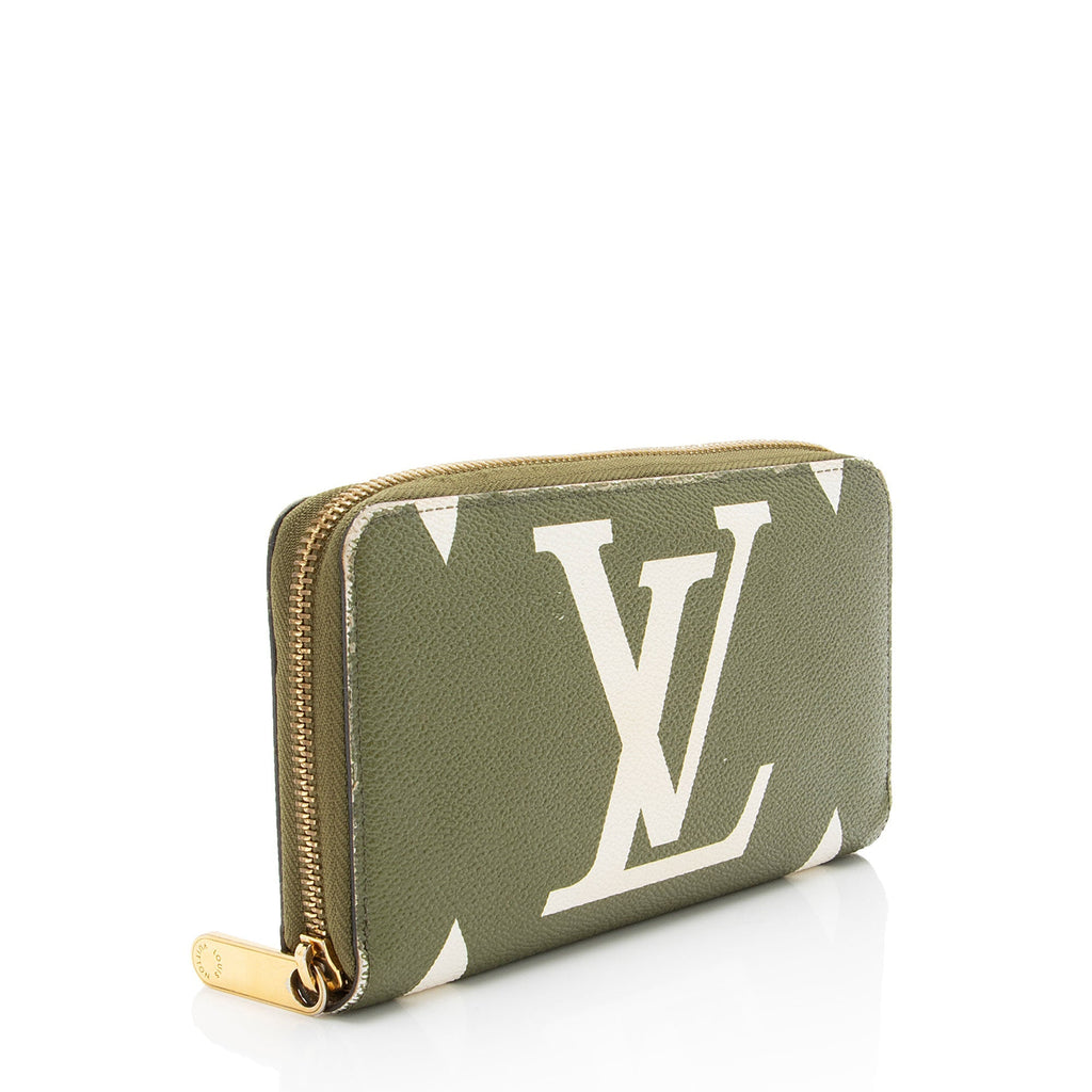 Louis Vuitton Giant Monogram Canvas Zippy Wallet