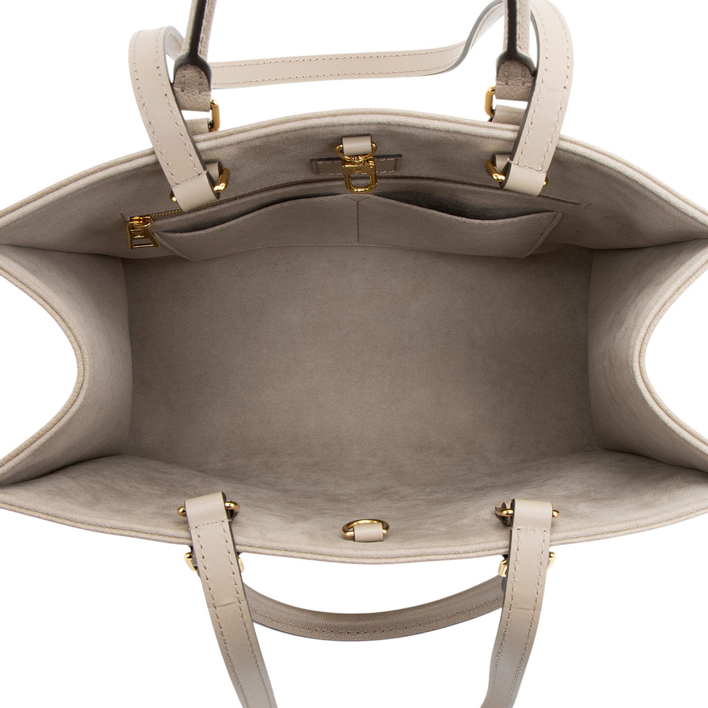 Louis Vuitton Giant Monogram Empreinte Bicolor Bicolor Onthego MM Tote