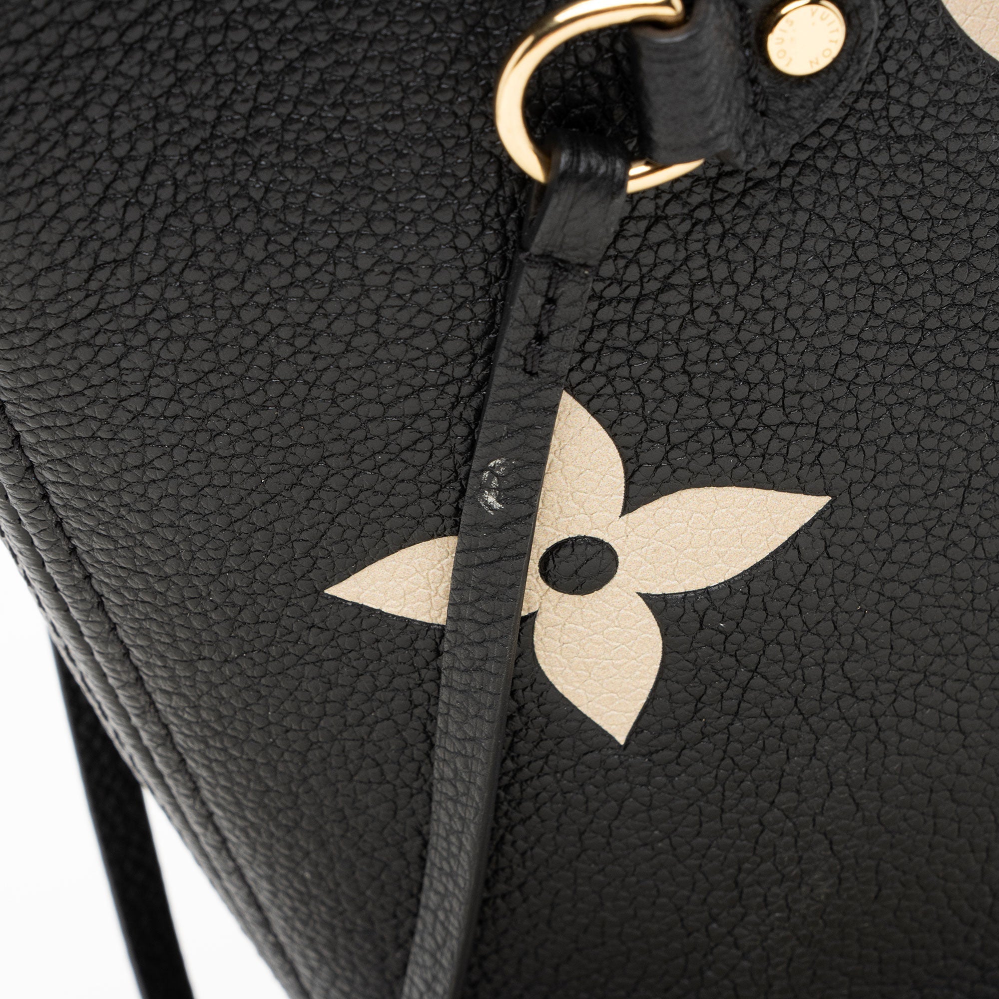 Louis Vuitton Giant Monogram Empreinte Bicolor Neverfull MM Tote