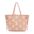 Louis Vuitton Giant Monogram Empreinte Bicolor Neverfull MM Tote