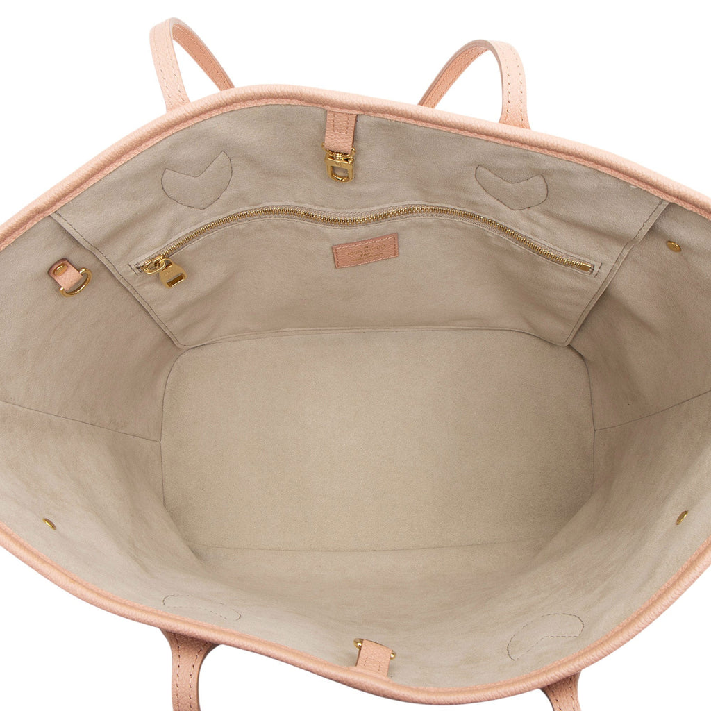 Louis Vuitton Giant Monogram Empreinte Bicolor Neverfull MM Tote