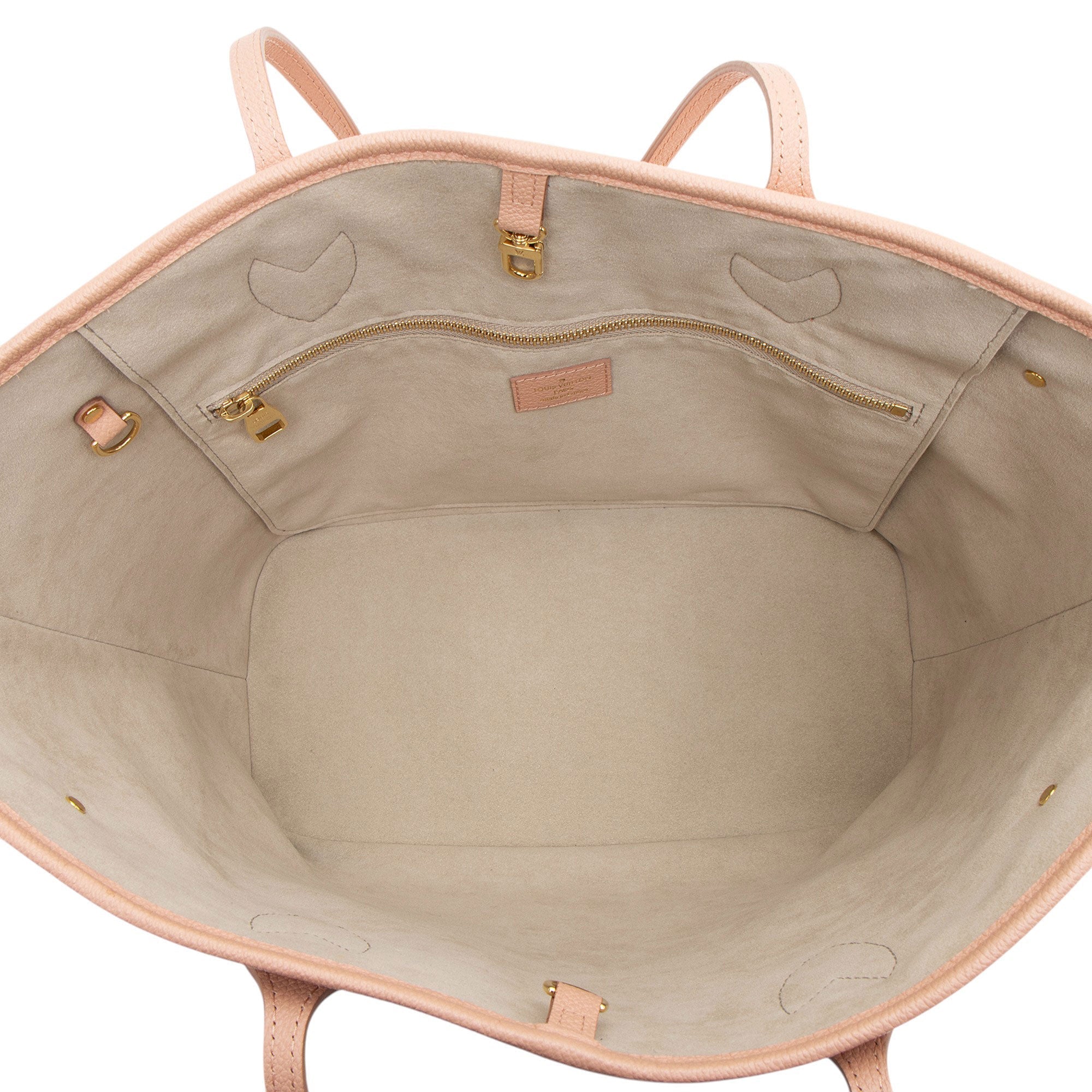 Louis Vuitton Giant Monogram Empreinte Bicolor Neverfull MM Tote