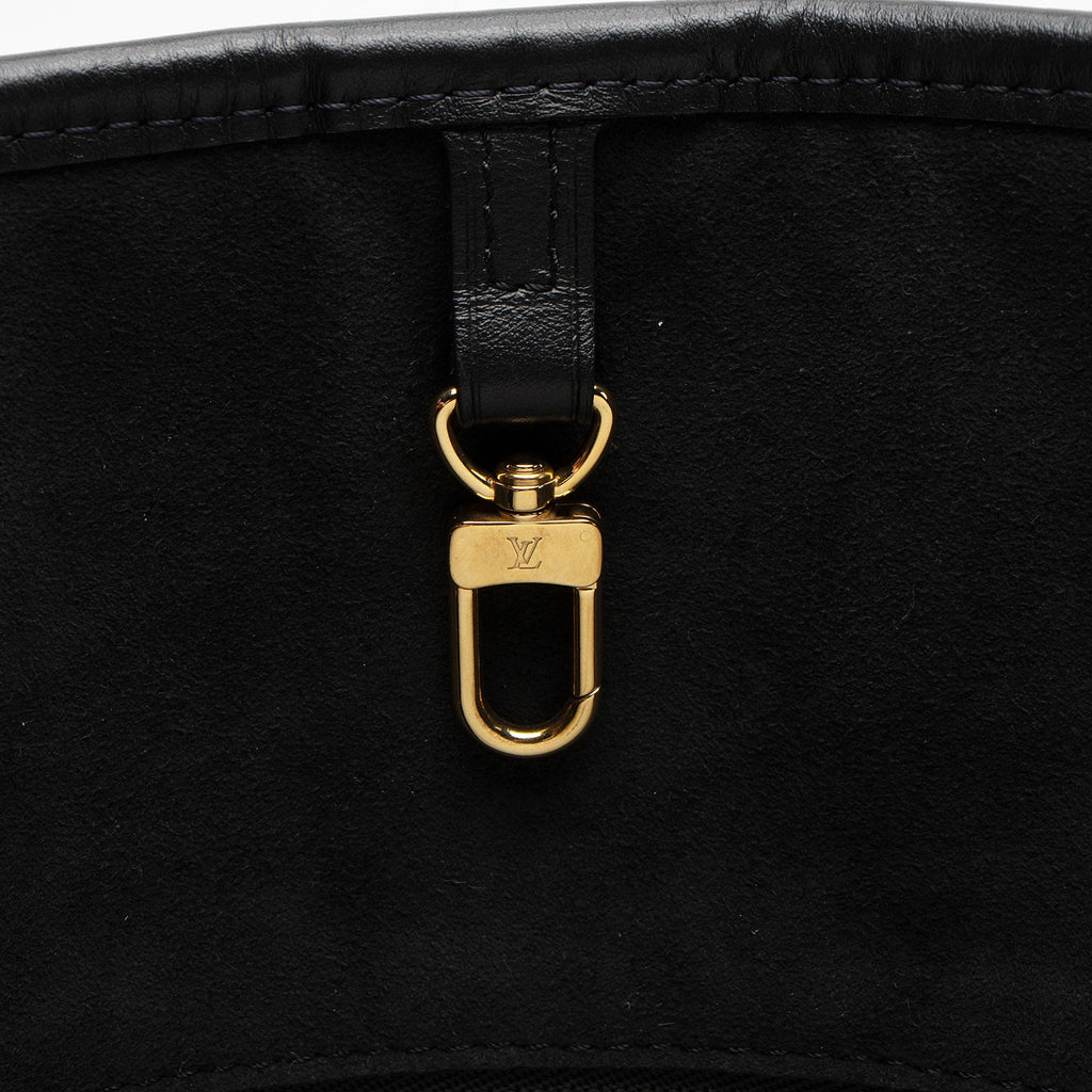 Louis Vuitton Giant Monogram Empreinte Broderies Neverfull MM Tote (SHF-seNj17)