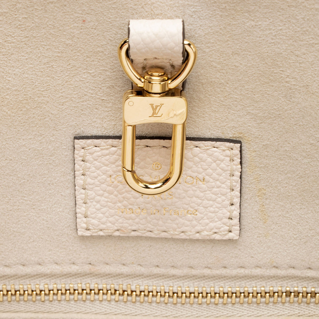 Louis Vuitton Giant Monogram Empreinte By The Pool Onthego MM Tote (SHF-iNMB0S)