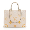 Louis Vuitton Giant Monogram Empreinte By The Pool Onthego MM Tote (SHF-iNMB0S)