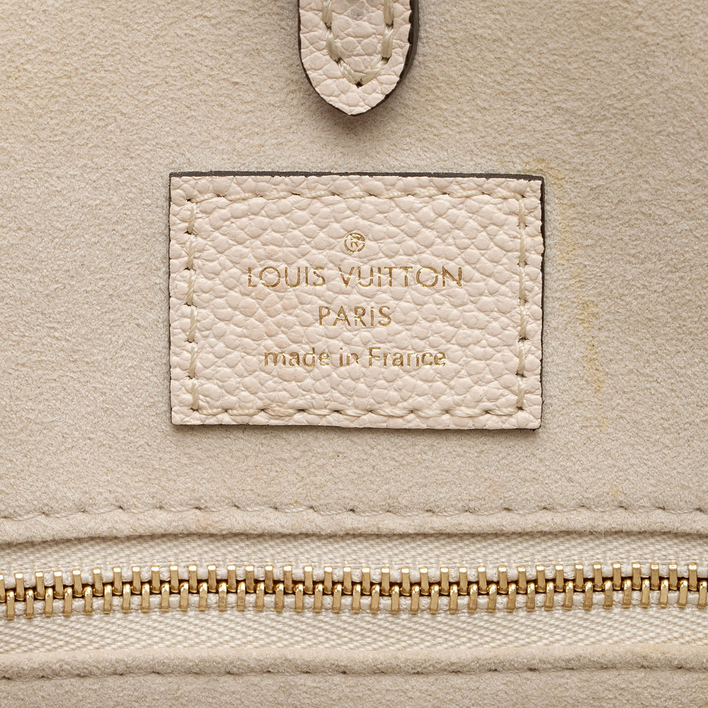 Louis Vuitton Giant Monogram Empreinte By The Pool Onthego MM Tote (SHF-iNMB0S)