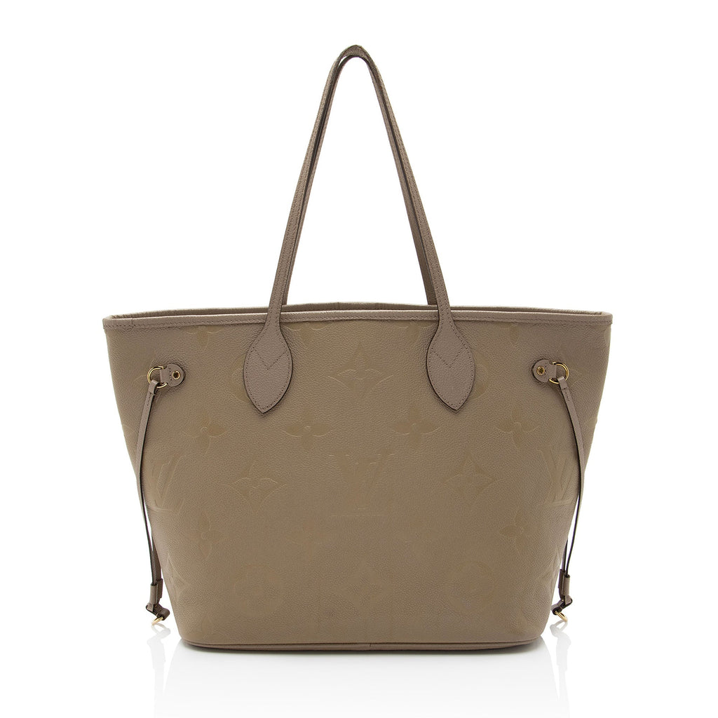 Louis Vuitton Giant Monogram Empreinte Neverfull MM Tote