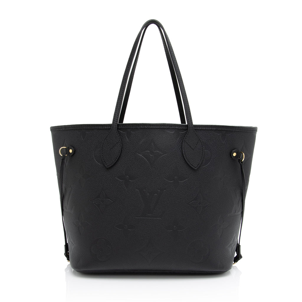 Louis Vuitton Giant Monogram Empreinte Neverfull MM Tote (SHF-eOjQfw)