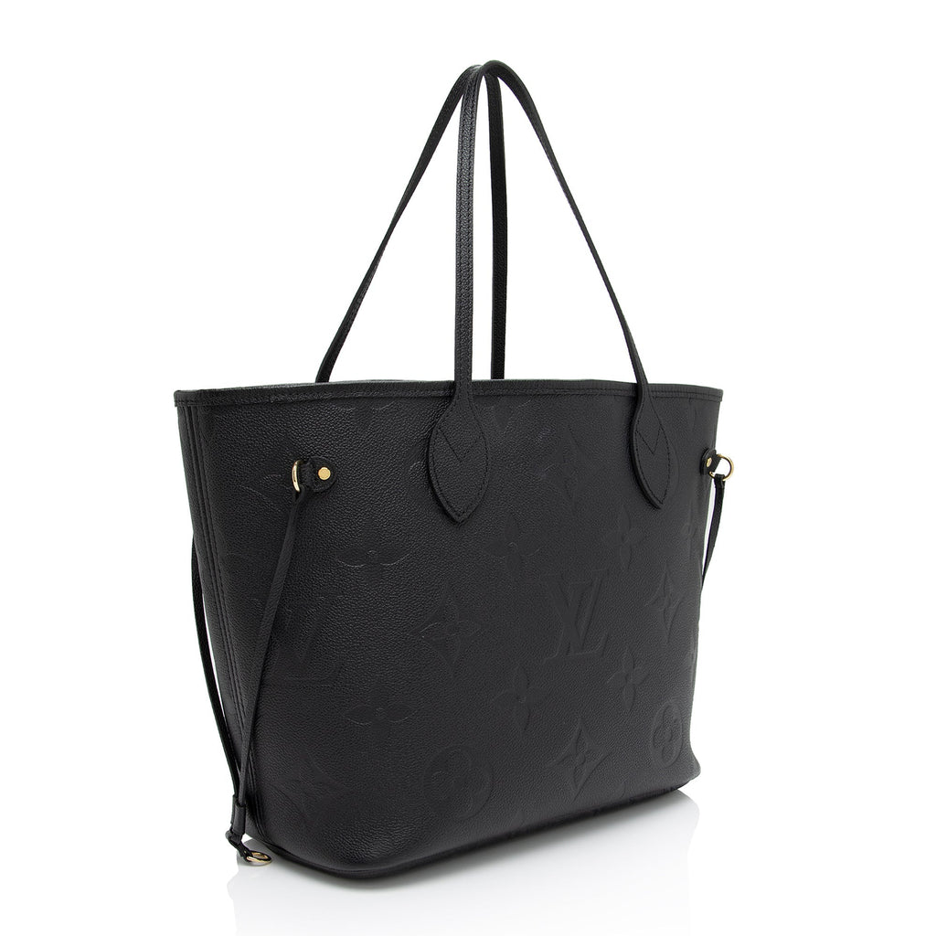 Louis Vuitton Giant Monogram Empreinte Neverfull MM Tote (SHF-eOjQfw)