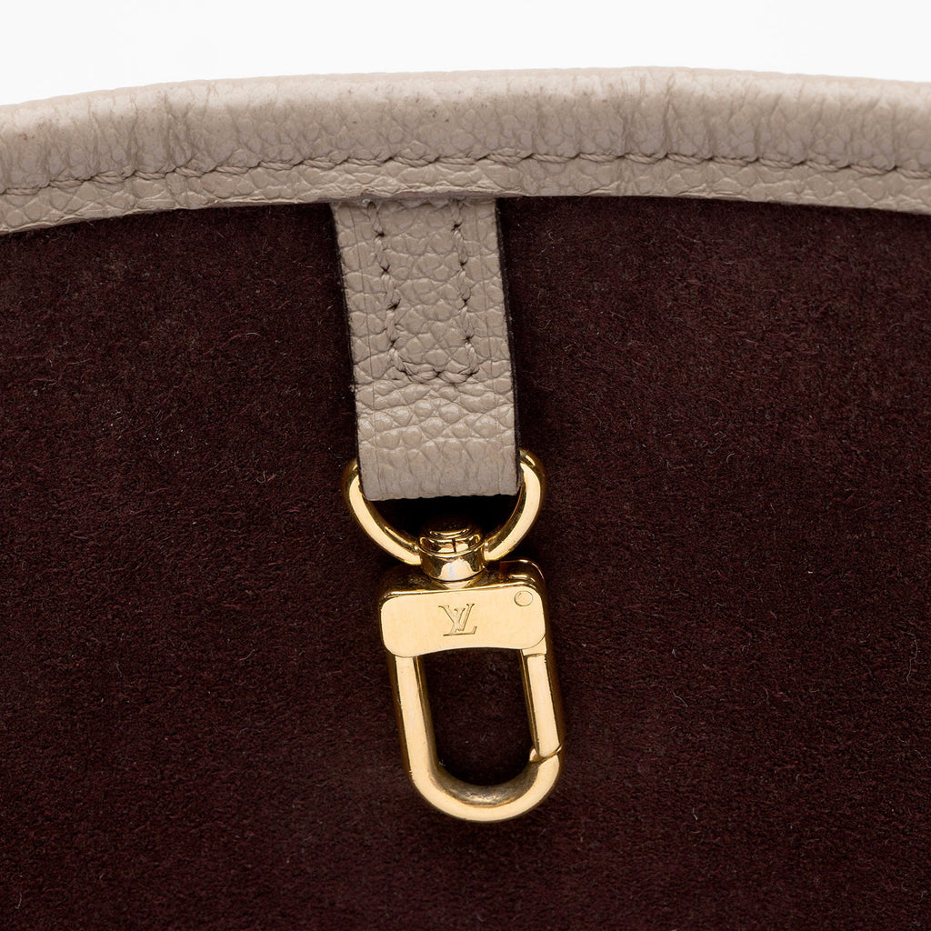 Louis Vuitton Giant Monogram Empreinte Neverfull MM Tote (SHF-1Uqs4X)