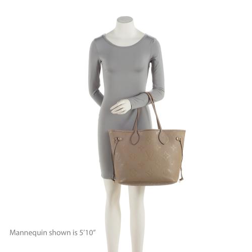 Louis Vuitton Giant Monogram Empreinte Neverfull MM Tote (SHF-1Uqs4X)