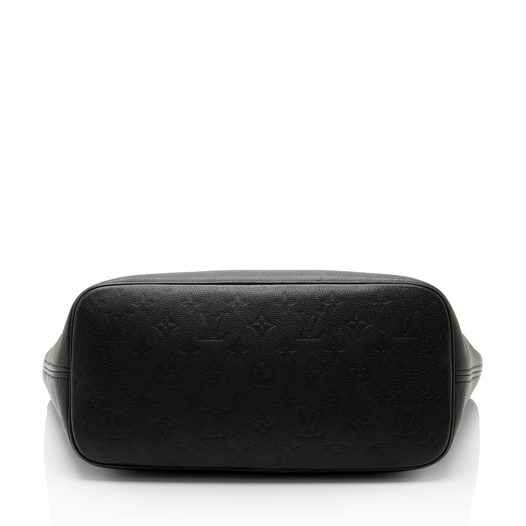 Louis Vuitton Giant Monogram Empreinte Neverfull MM Tote (SHF-8RMBWU)