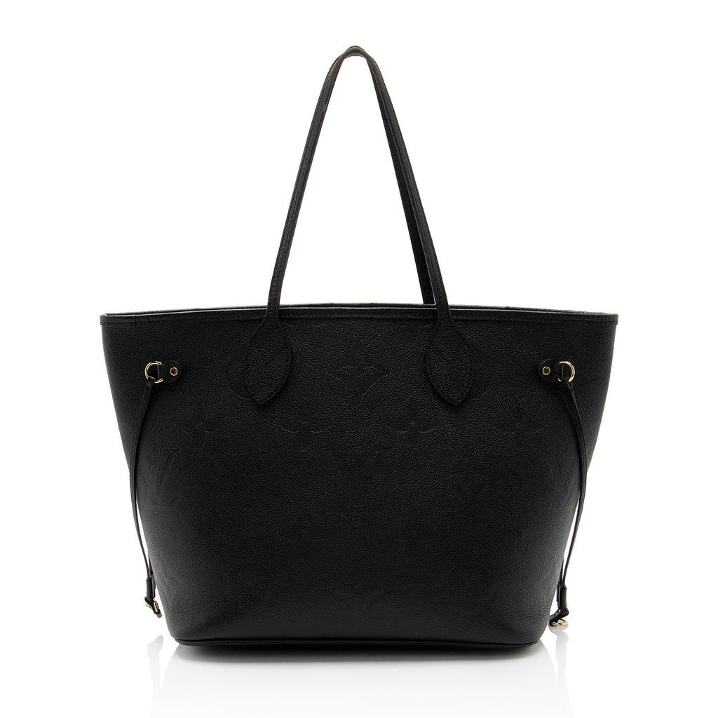 Louis Vuitton Giant Monogram Empreinte Neverfull MM Tote (SHF-8RMBWU)