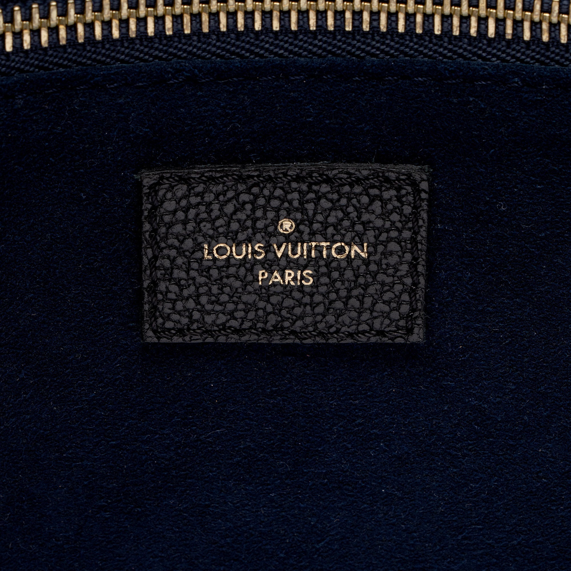 Louis Vuitton Giant Monogram Empreinte Neverfull MM Tote (SHF-8RMBWU)