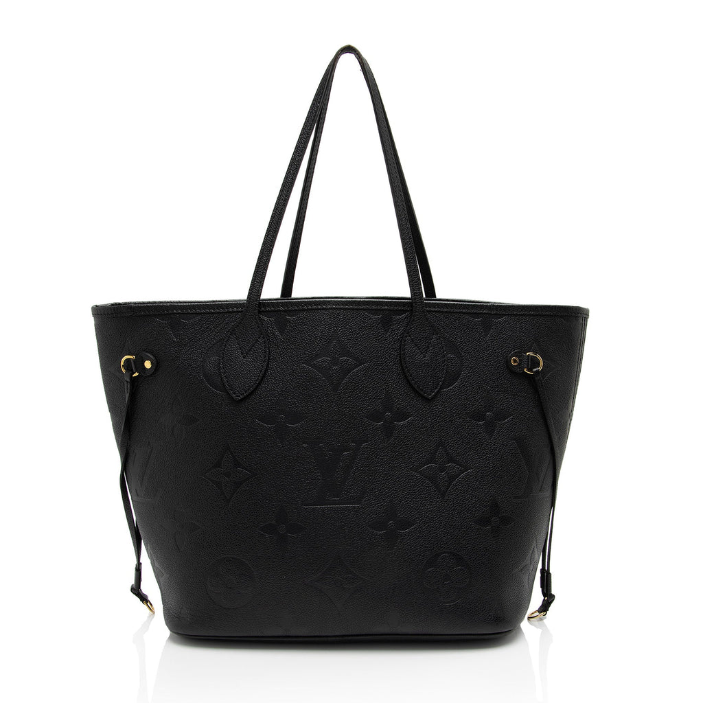 Louis Vuitton Giant Monogram Empreinte Neverfull MM Tote (SHF-wMk0I8)