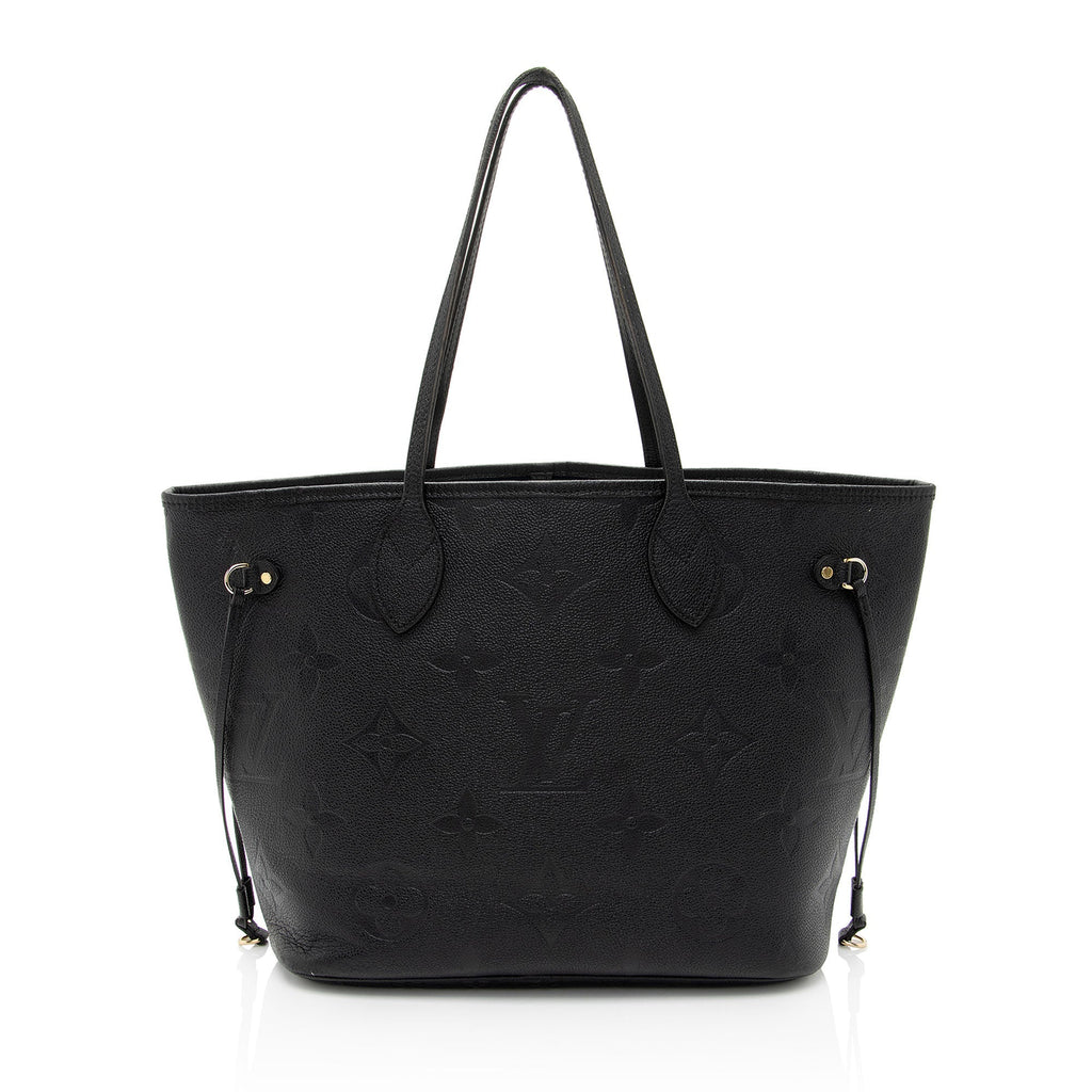 Louis Vuitton Giant Monogram Empreinte Neverfull MM Tote (SHF-E0qtCY)