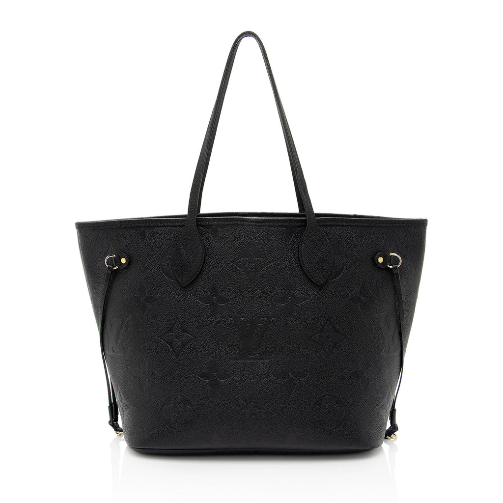 Louis Vuitton Giant Monogram Empreinte Neverfull MM Tote (SHF-E0qtCY)