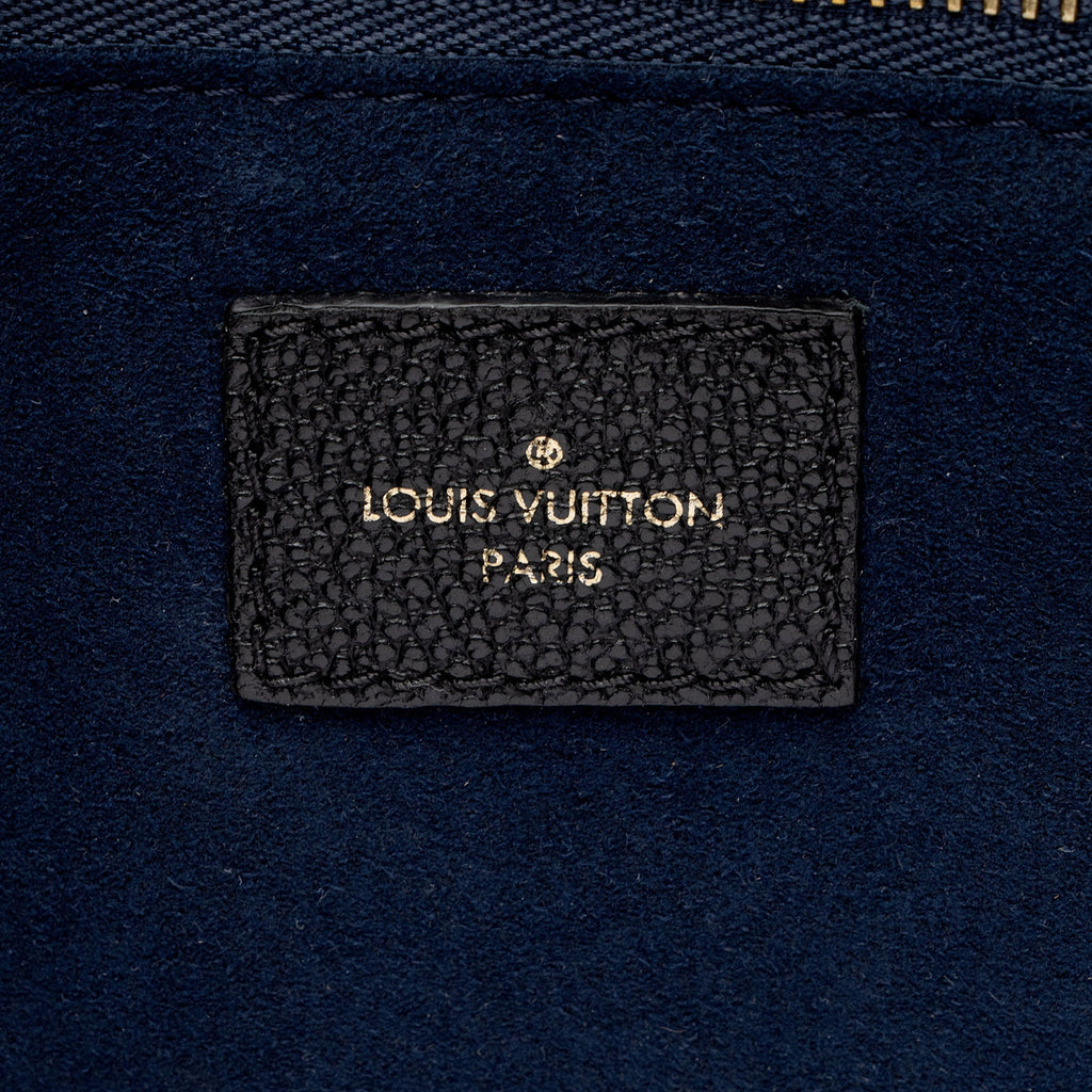 Louis Vuitton Giant Monogram Empreinte Neverfull MM Tote (SHF-E0qtCY)