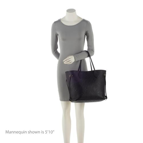 Louis Vuitton Giant Monogram Empreinte Neverfull MM Tote (SHF-E0qtCY)