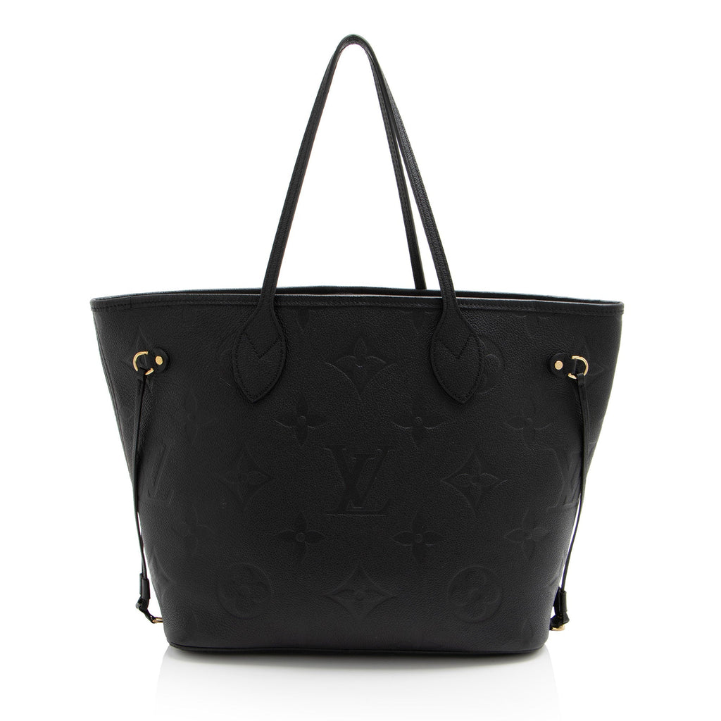 Louis Vuitton Giant Monogram Empreinte Neverfull MM Tote (SHF-AGdNPe)