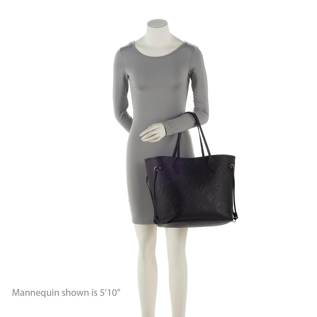 Louis Vuitton Giant Monogram Empreinte Neverfull MM Tote (SHF-AGdNPe)