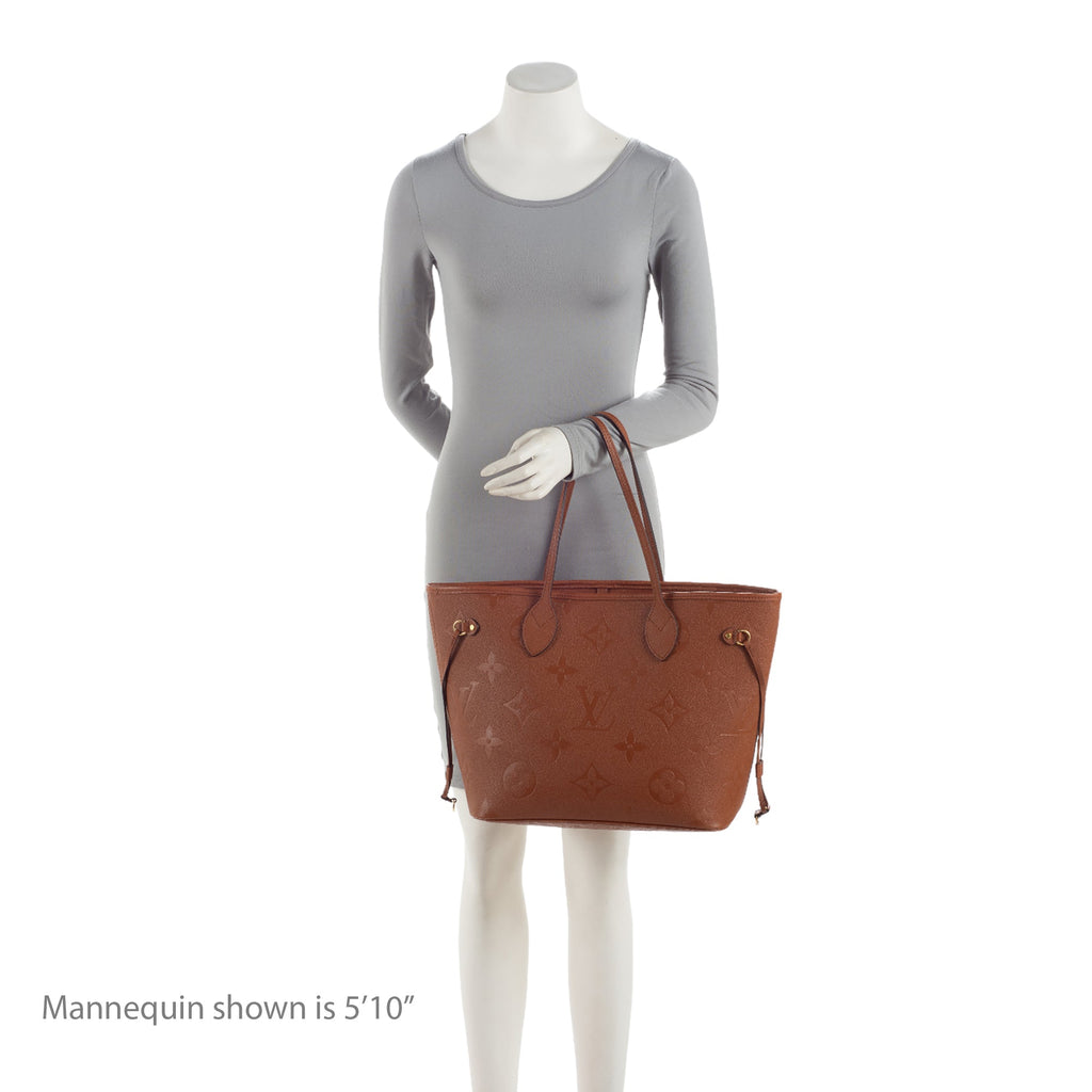 Louis Vuitton Giant Monogram Empreinte Neverfull MM Tote