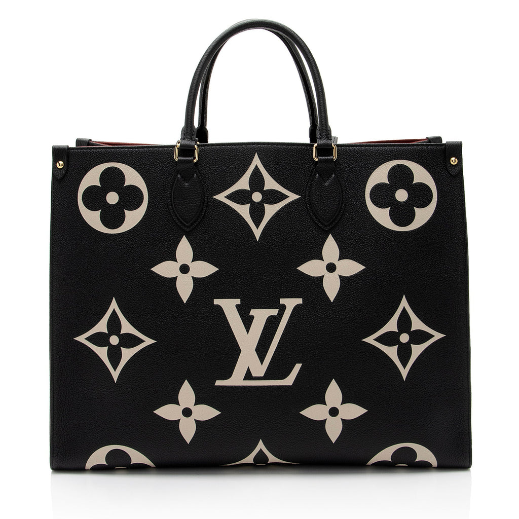 Louis Vuitton Giant Monogram Empreinte Onthego GM Tote (SHF-1X1Xth)