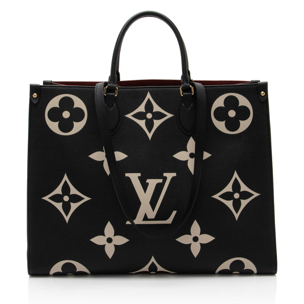 Louis Vuitton Giant Monogram Empreinte Onthego GM Tote (SHF-1X1Xth)