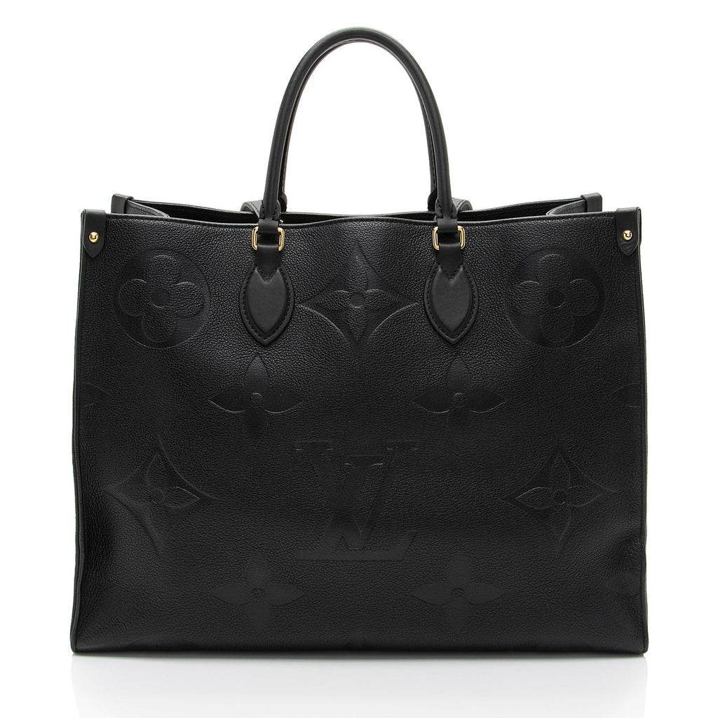 Louis Vuitton Giant Monogram Empreinte Onthego GM Tote (SHF-Lgb7yG)