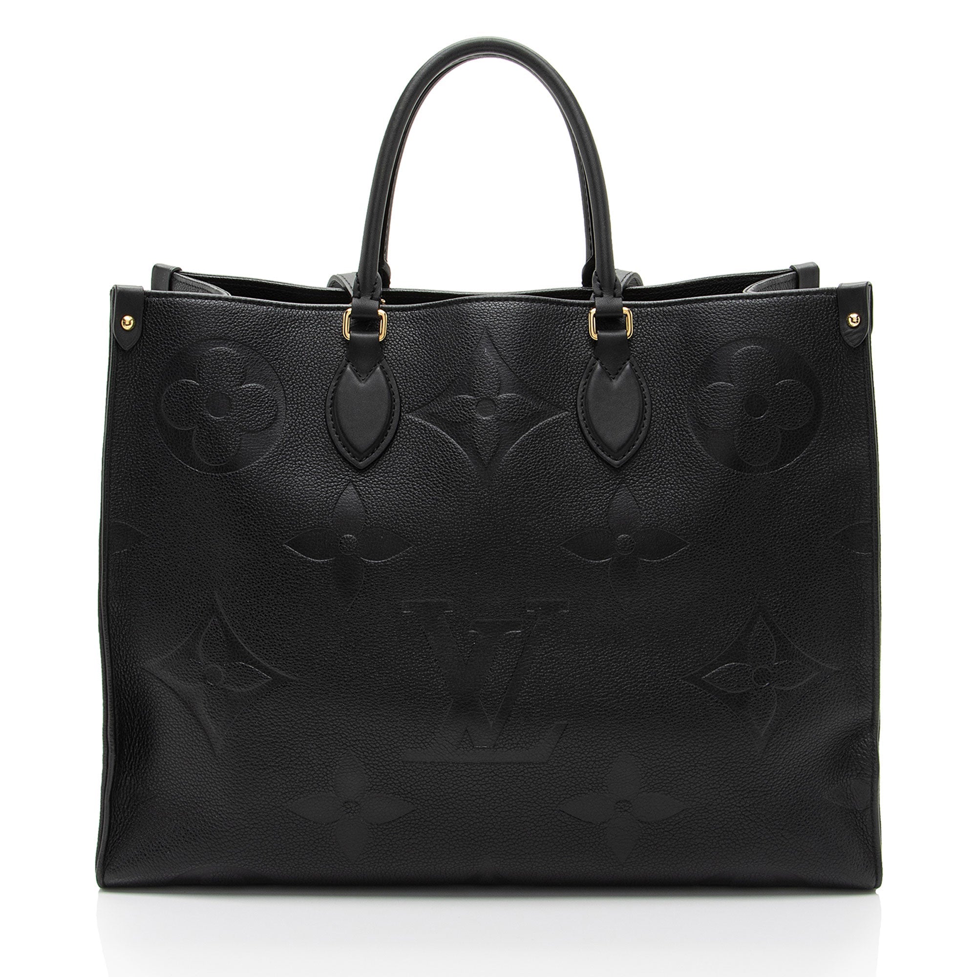 Louis Vuitton Giant Monogram Empreinte Onthego GM Tote (SHF-Lgb7yG)