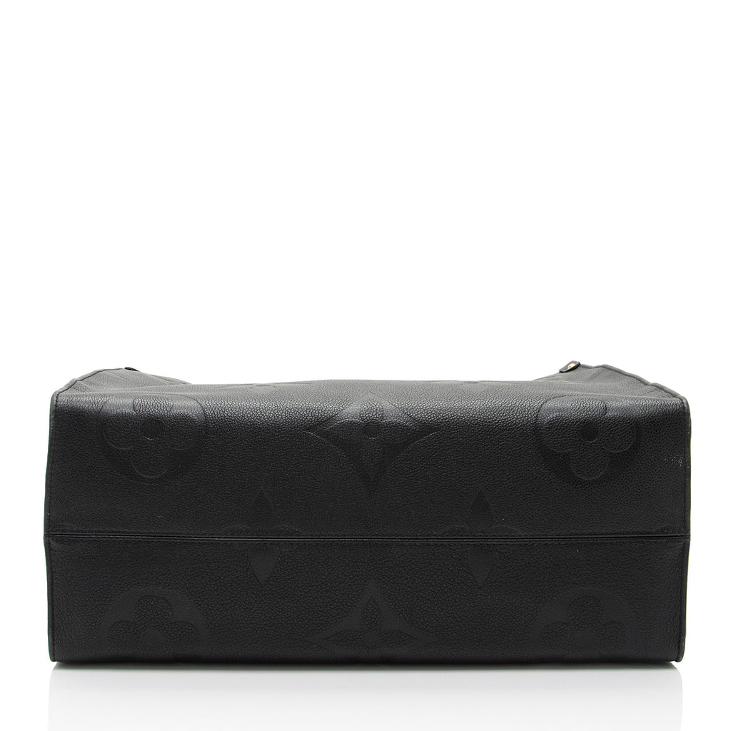 Louis Vuitton Giant Monogram Empreinte Onthego GM Tote (SHF-Lgb7yG)