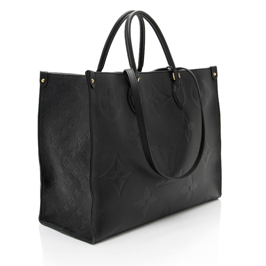 Louis Vuitton Giant Monogram Empreinte Onthego GM Tote (SHF-Lgb7yG)